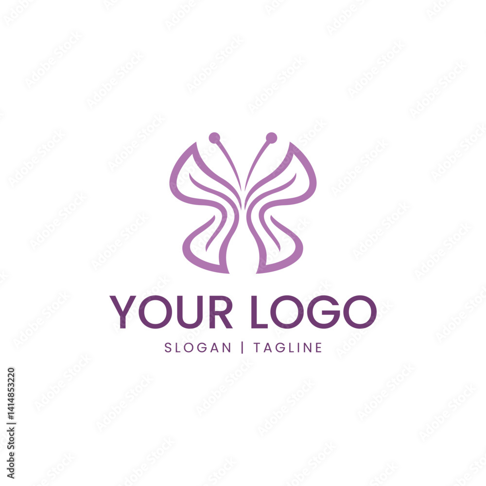 Gradient butterfly logo vector design Gradient butterfly logo vector design
