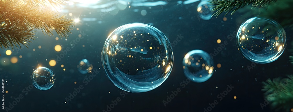 Detailed digital rendering showcases an amoeba with realistic textures and lighting effects, floating in a dark space with depth