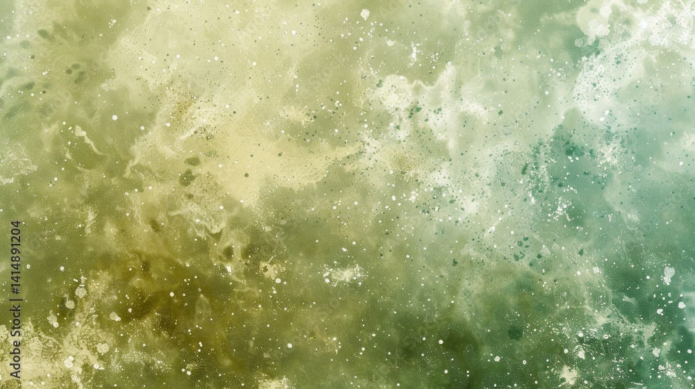 Abstract Green Gold Watercolor Splatter Background, Fluid Art Texture. Modern Ink Painting Wallpaper, Trendy Design Element. Abstract Green Gold Watercolor Splatter Background, Fluid Art Texture. Modern Ink Painting Wallpaper, Trendy Design Element.