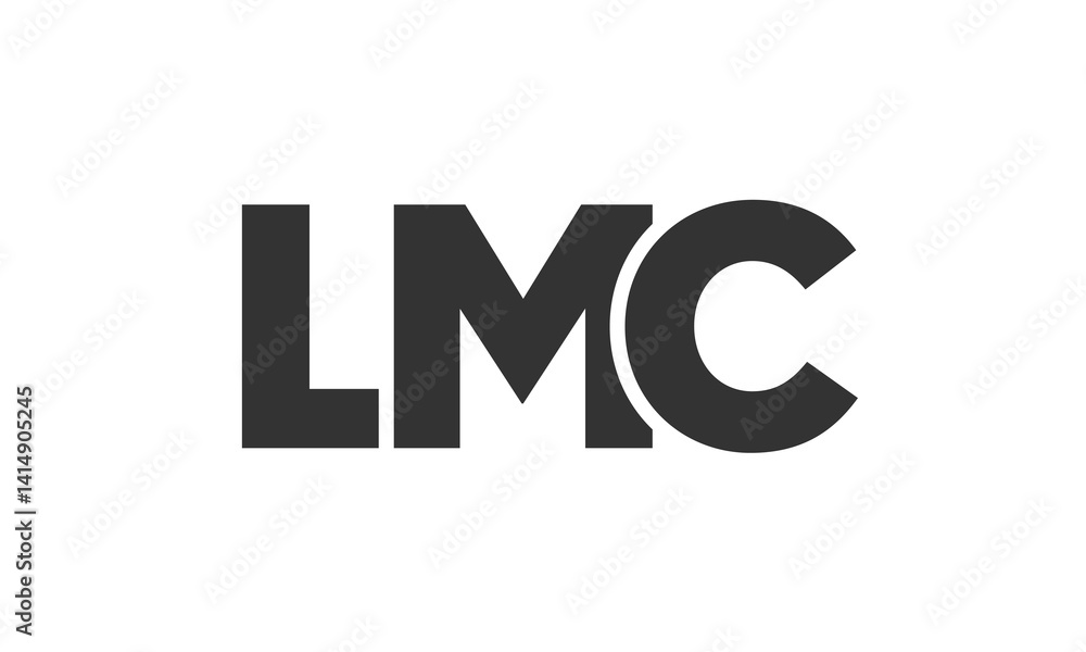 LMC logo design template with strong and modern bold text. Initial based vector logotype featuring simple and minimal typography. Trendy company identity. LMC logo design template with strong and modern bold text. Initial based vector logotype featuring simple and minimal typography. Trendy company identity.