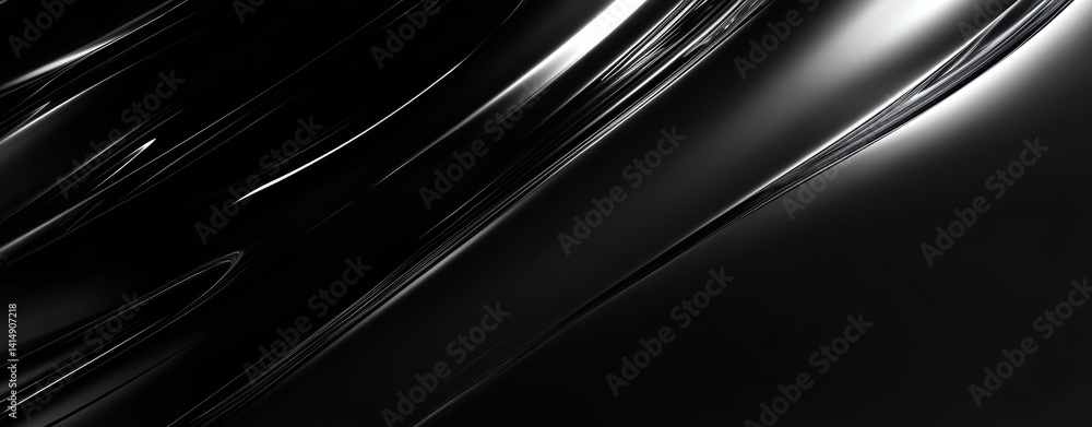 Abstract Black and White Swirls Sleek Modern Design Background Abstract Black and White Swirls Sleek Modern Design Background