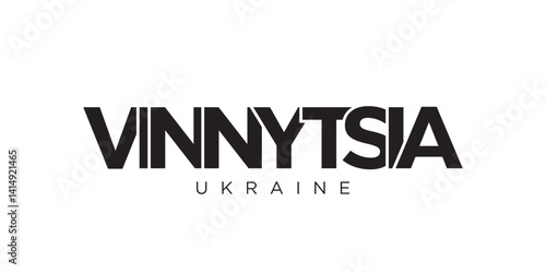Bild auf Leinwand Vinnytsia in the Ukraine emblem