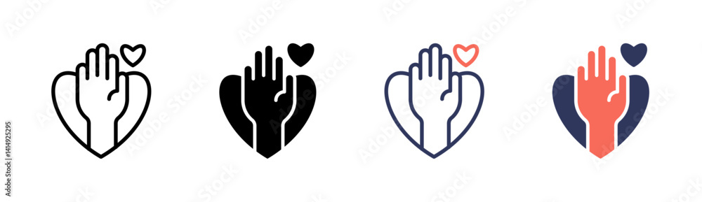 Obraz premium Volunteer Icon