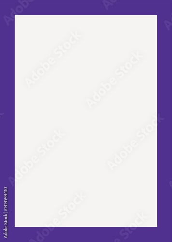 Purple frame beige background vector