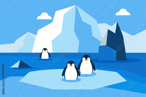penguins in antarctica
