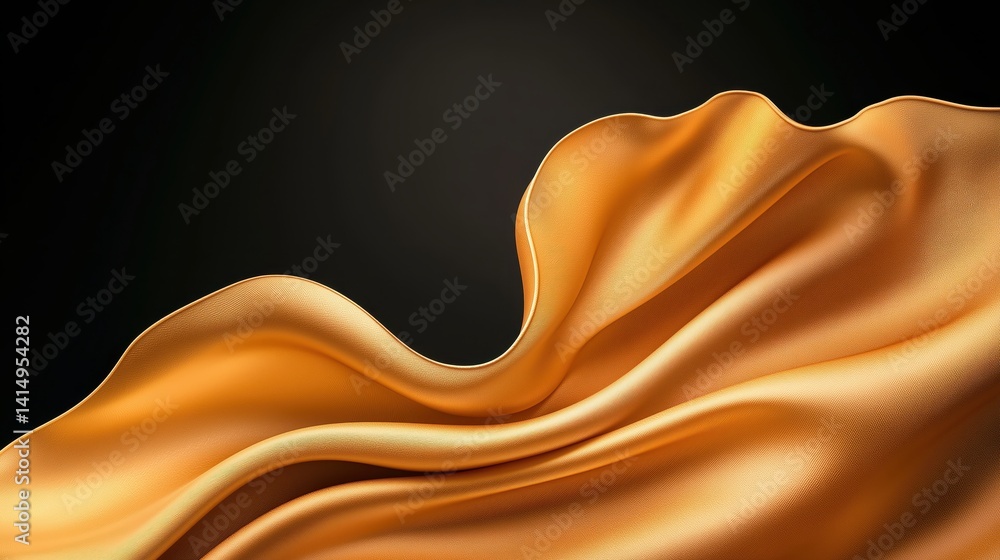 Luxurious golden gradient foil with elegant brass sheen for opulent décor and artistic displays in upscale venues