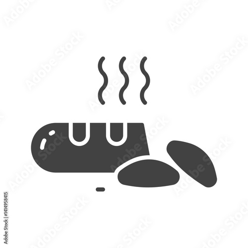 Baguette icon vector image. Suitable for mobile apps, web apps and print media.