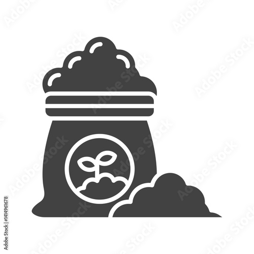 Compost icon vector image. Suitable for mobile apps, web apps and print media.