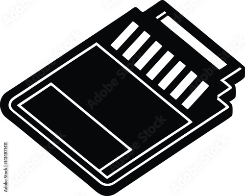 memory card silhouette vector icon, flash memory card vector, flash memory card, floppy disk icon vector, floppy disk drive icon, floppy disk icon, on white background.