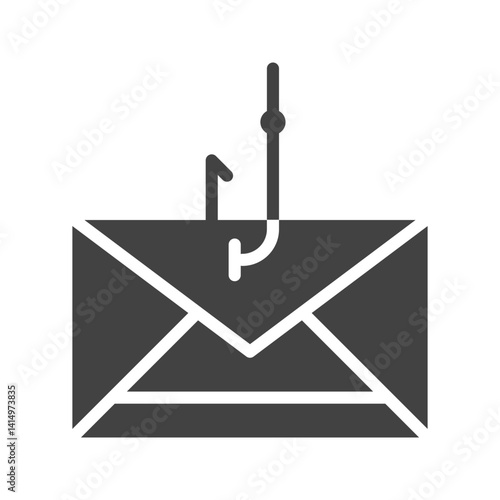 Phishing icon vector image. Suitable for mobile apps, web apps and print media.