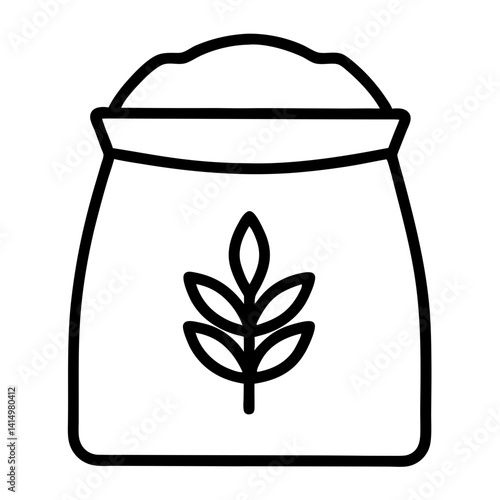 White Bags For Flour Or Other Loose Products