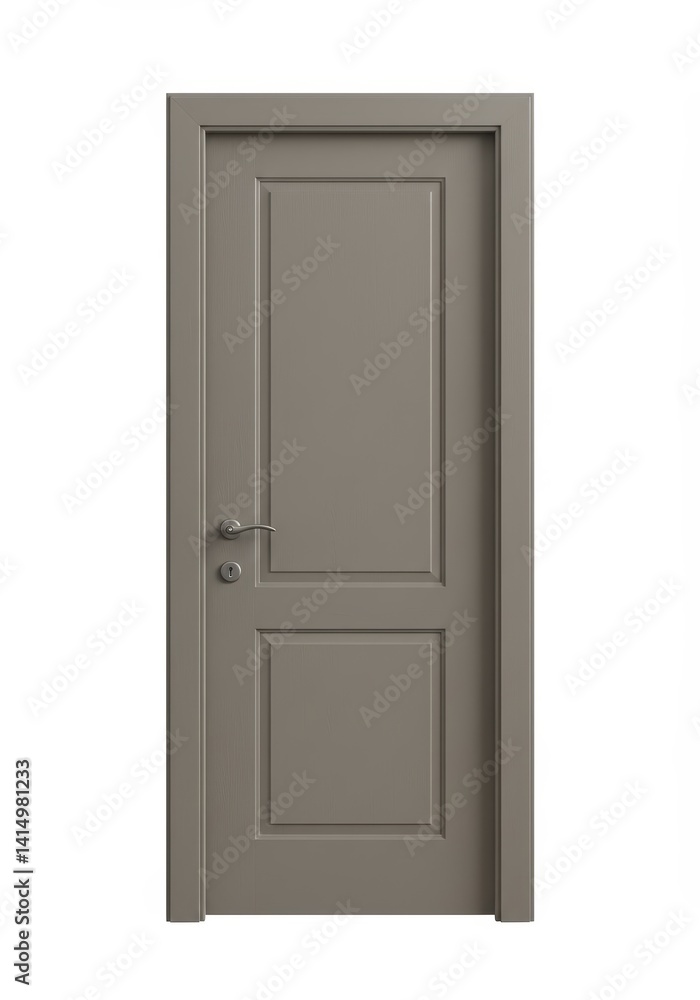 Door isolated on a white Door isolated on a white