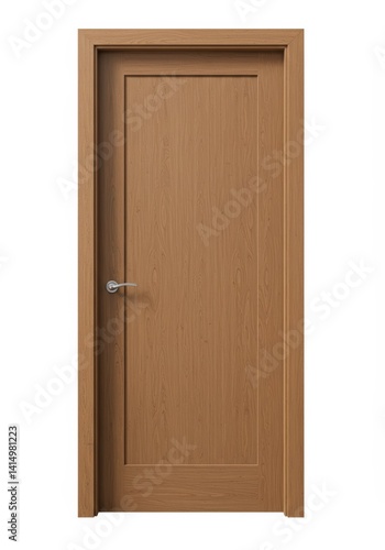 Door isolated on a white
