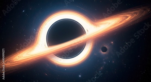 Supermassive Black Hole Accretion Disk in Space