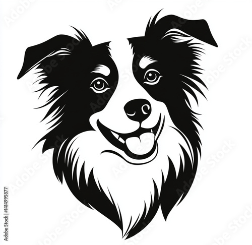 vector illustration of a dog