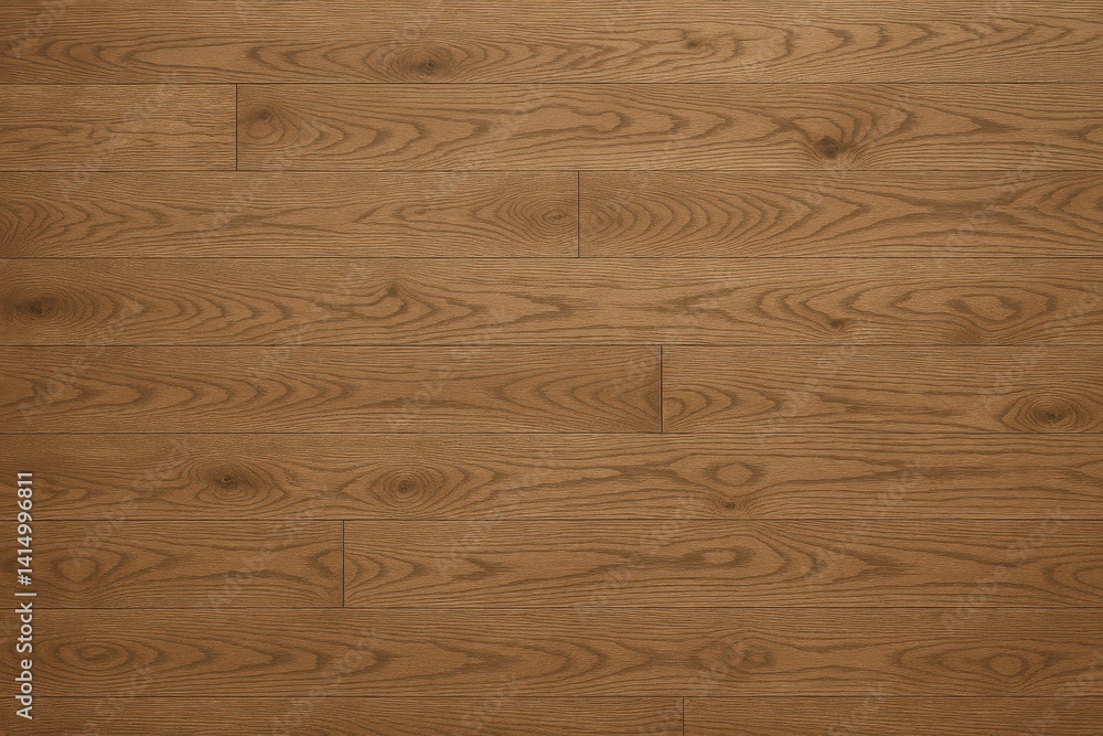 Fototapeta premium Elegant Brown Hardwood Floor with Natural Grain Patterns and Texture