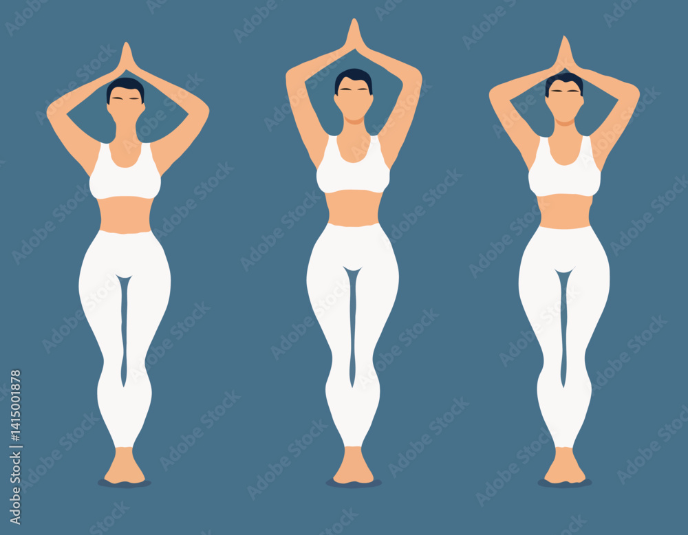 Femme en forme s’engageant dans des exercices orduraux rigoureux. Personnage féminin démontrant sa force et sa détermination Femme en forme s’engageant dans des exercices orduraux rigoureux. Personnage féminin démontrant sa force et sa détermination