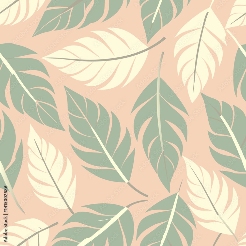 Seamless Vector of Leaves Seamless Vector of Leaves