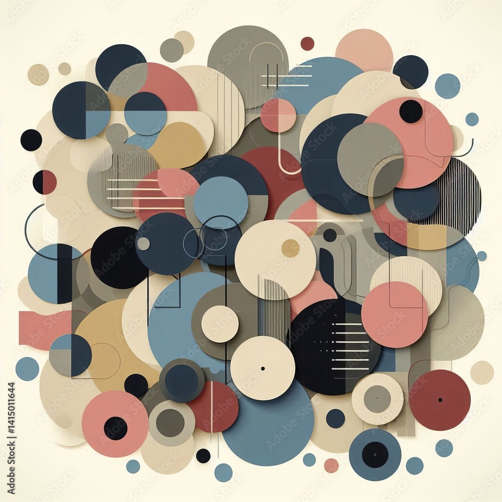 Obraz premium Random bold or muted colors