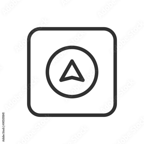Free Download Arrow Location Map Direction Icon – Geolocation and Navigation Symbol - GFXLoad