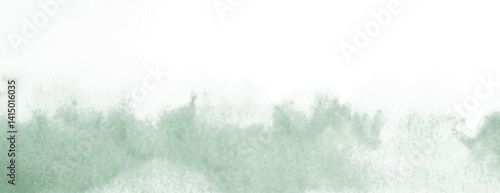 Soft watercolor background, green and white, with a textured, misty effect. The background blends green hues with a gentle, airy feel. Minimal watercolor paint texture background vector