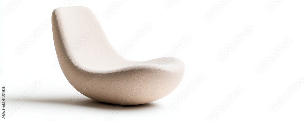 a smooth pebble chair clipart, organic modern furniture, ergonomic shape, matte surface, isolated on white background a smooth pebble chair clipart, organic modern furniture, ergonomic shape, matte surface, isolated on white background