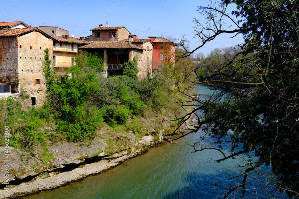 Brembate, historic town in Bergamo province, Italy