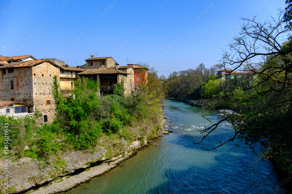 Brembate, historic town in Bergamo province, Italy