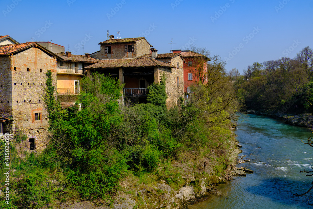 Brembate, historic town in Bergamo province, Italy