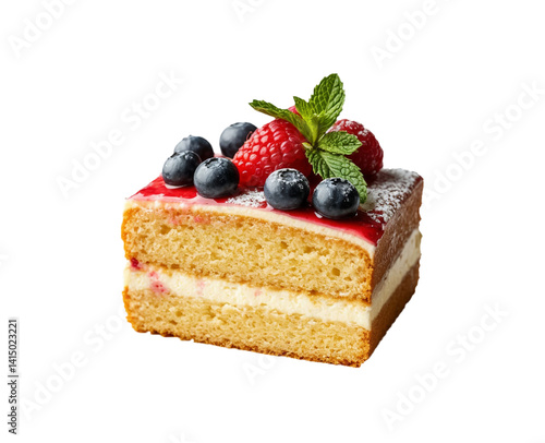 Wallpaper Mural Cake on transparent background. Generated by AI. Torontodigital.ca