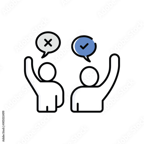 Controversy Vector icon