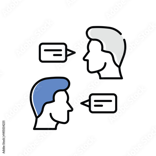Dispute   Vector icon