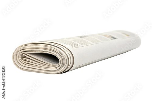 PNG Rolled newspaper for news and media concepts