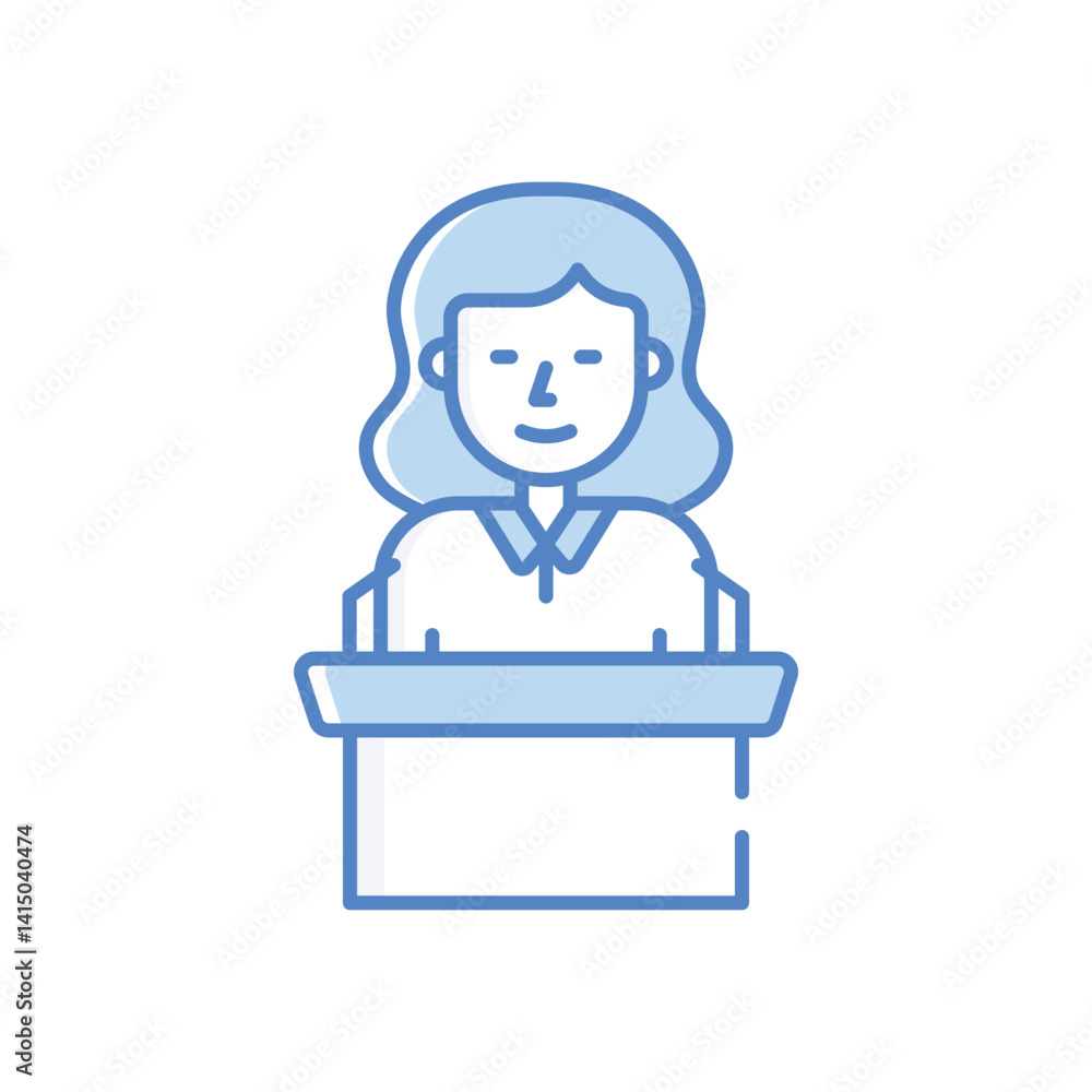 Politician Vector icon Politician Vector icon
