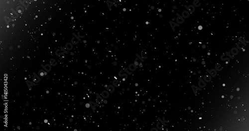 
4K Subtle Gold dust particle background overlay realistic light dust effect in black. Air overlay small dust dirt flying shimmering real-like particles fairy fantasy transparent atmosphere overlay fx