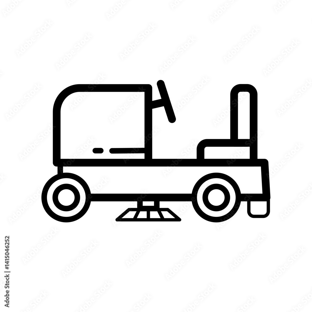 ice resurfacer – vector icon ice resurfacer – vector icon