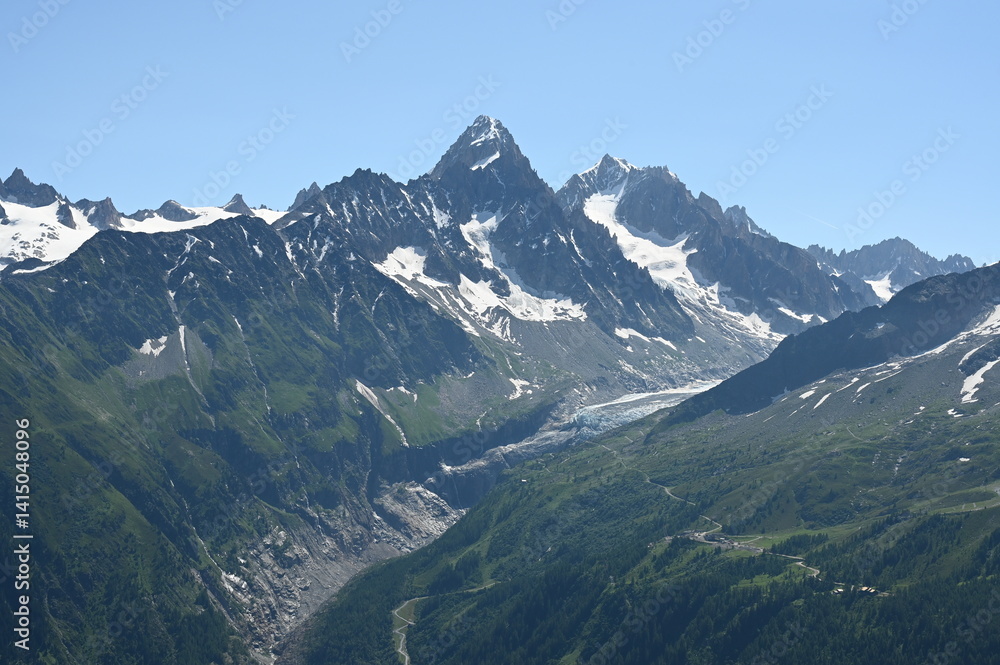 Aiguille du Chardonnet und Aiguille d’Argentiere Aiguille du Chardonnet und Aiguille d’Argentiere