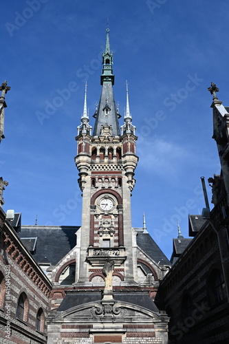 Obraz na płótnie Palais Benedictine in Fecamp, Normandie w salonie