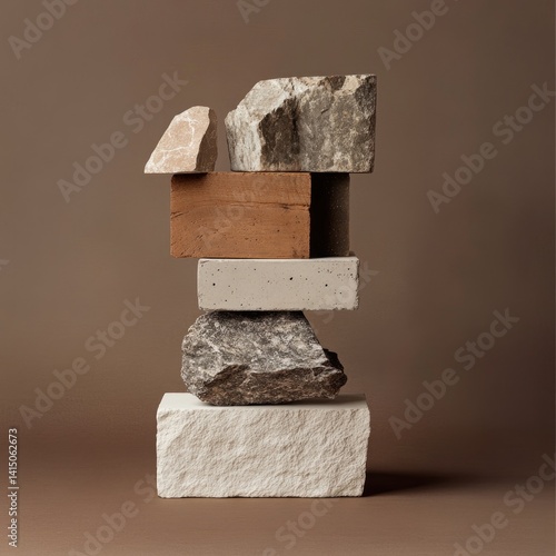 Stacked Stones & Bricks