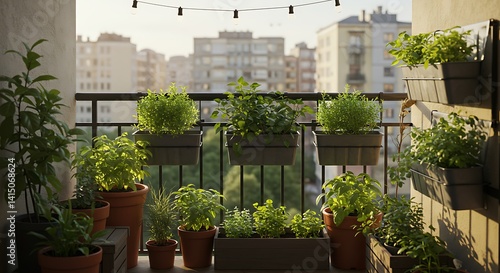 Urban Garden on Apartment Balcony – Vertical Green Space
