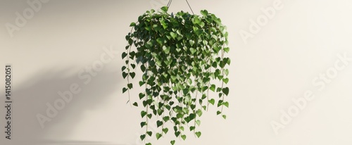 Hanging Ivy Plant Rendered in 3D