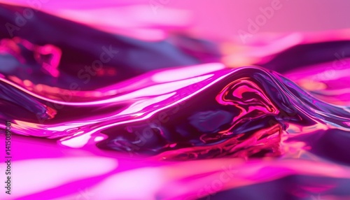 Abstract liquid forms in vibrant colors