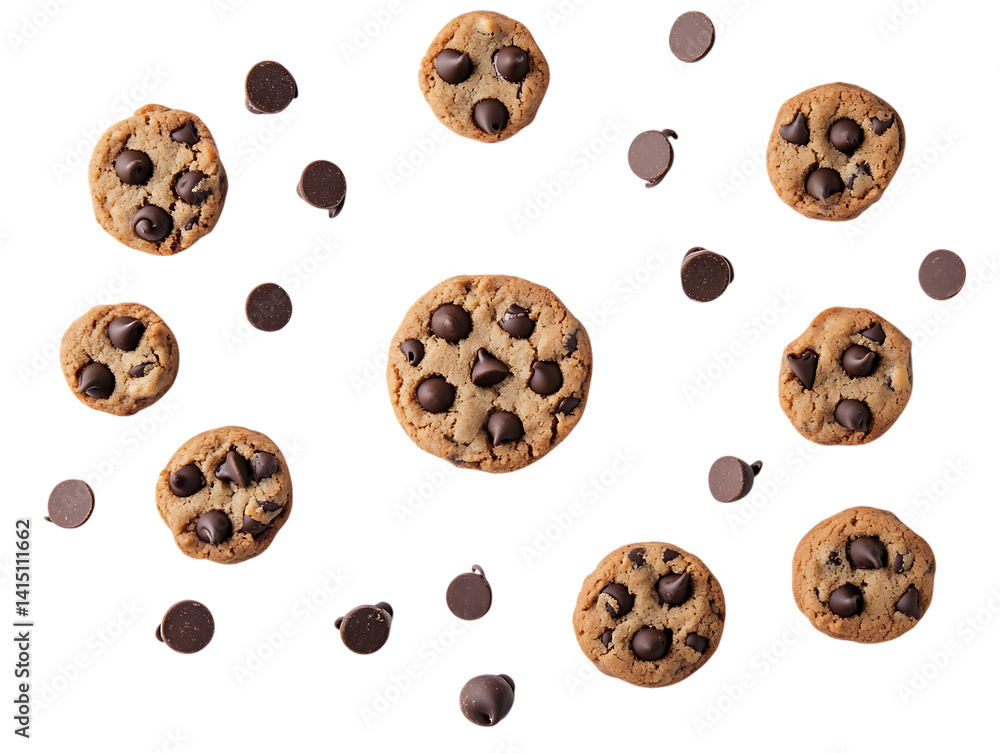 Crispy and Chewy Chocolate Chip Cookies Crispy and Chewy Chocolate Chip Cookies