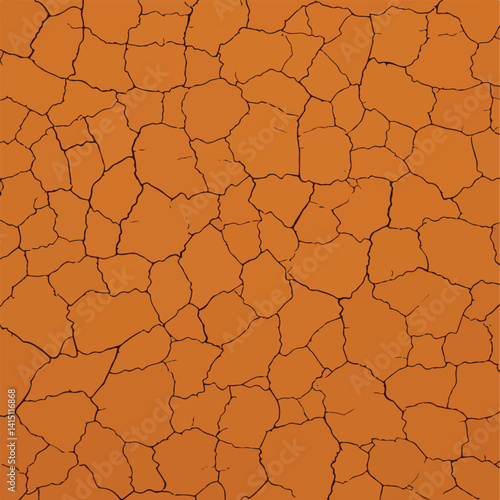 dry cracked earth