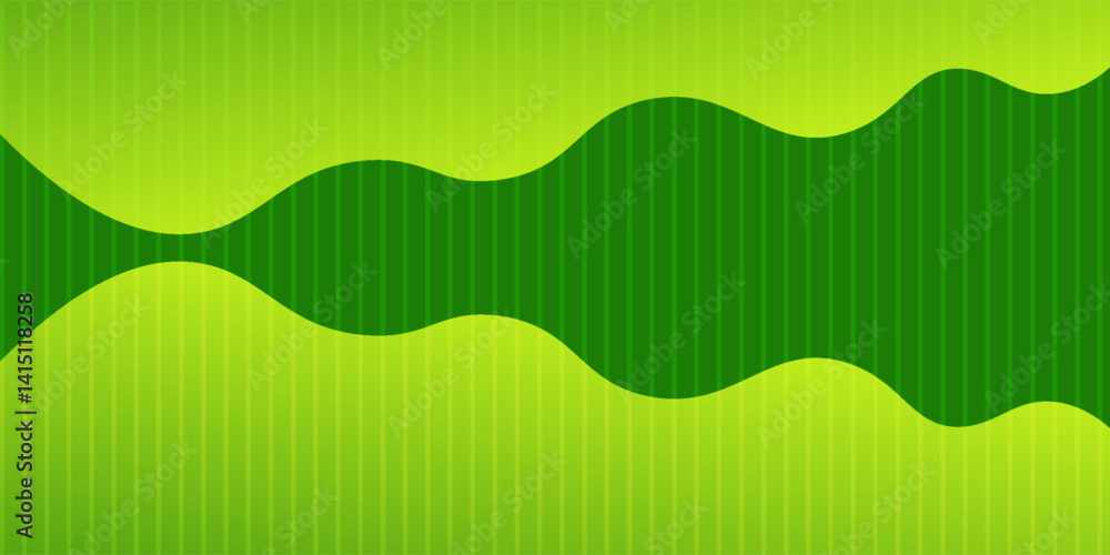 Obraz premium Abstract green geometric background. Art and Illustration