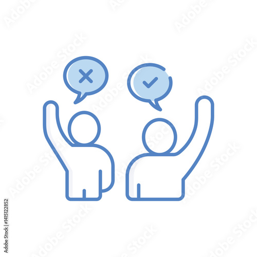 Controversy Vector icon
