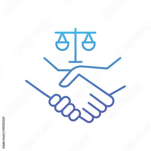 Diplomacy  Vector icon