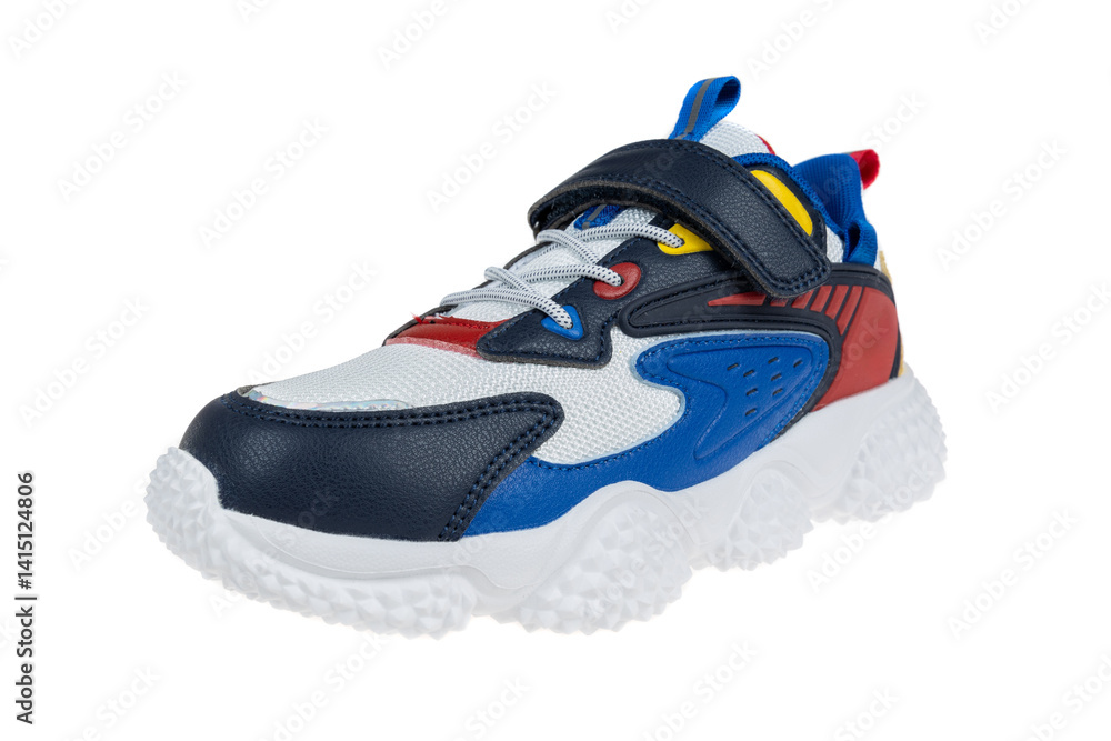 Running sports shoe, isolated on white. Running shoe, sneaker or trainer. children's athletic shoe. fitness, sport, training concept. Running sports shoe, isolated on white. Running shoe, sneaker or trainer. children's athletic shoe. fitness, sport, training concept.