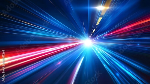 Blue gradient abstract texture background glowing light rays futuristic cg