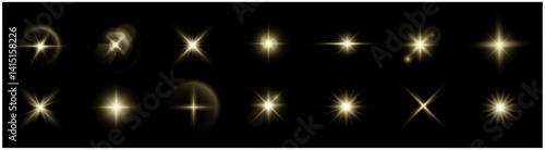 camera flash flare 01 Effects, lens flare, shine, explosion, gold light, set. Light star blue png. Light sun gold png.	